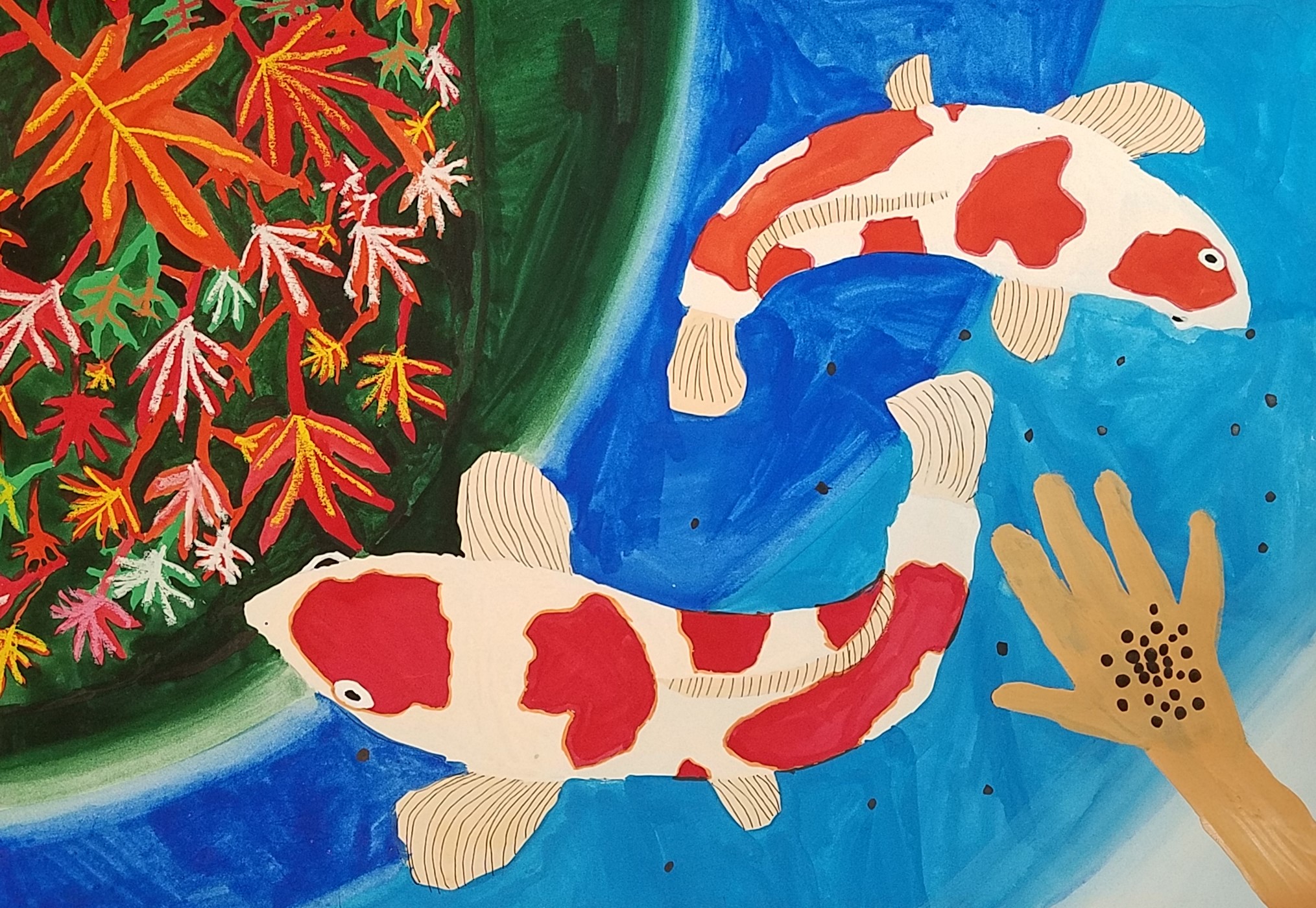 水彩画（小学４年）