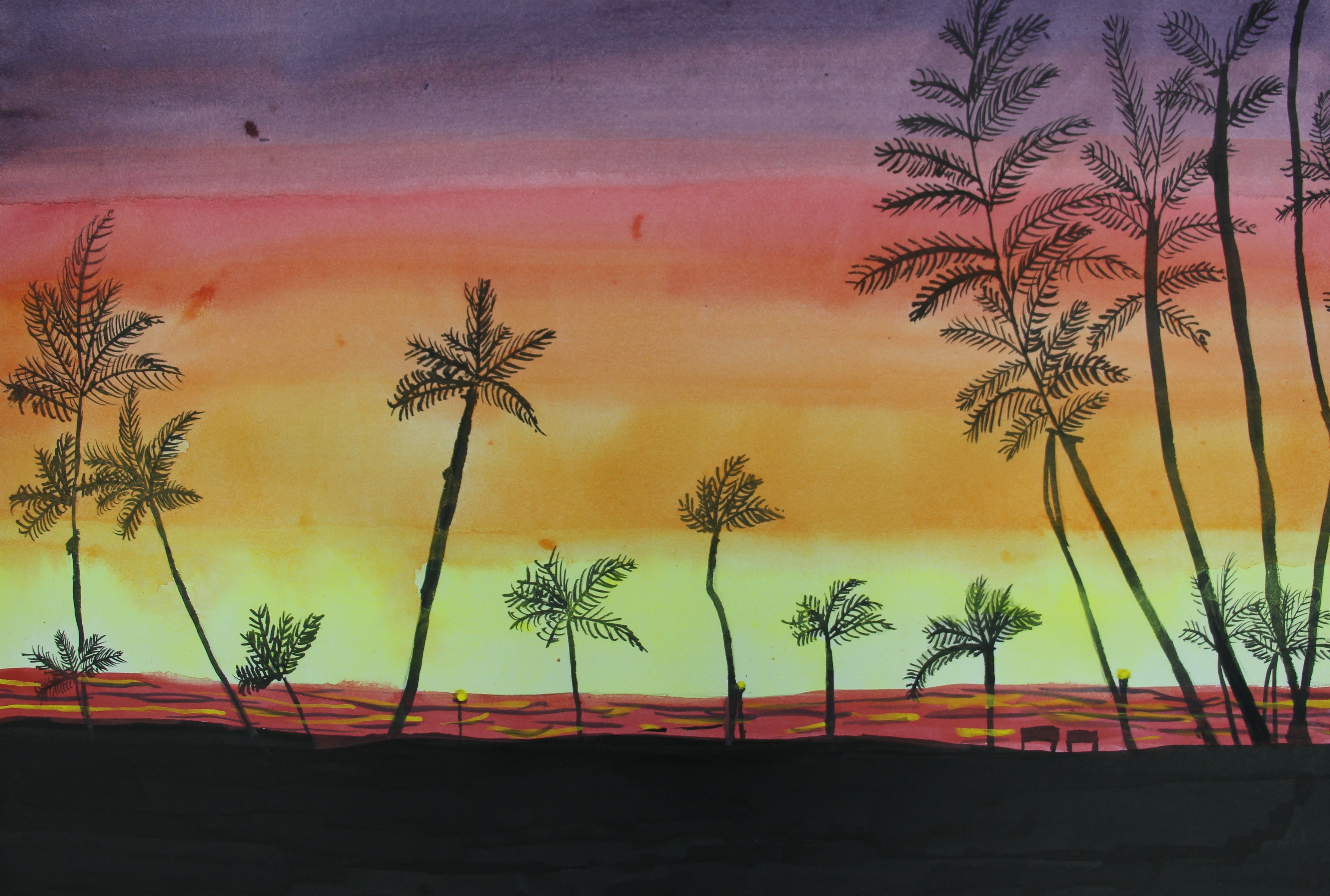 水彩画（６年生）