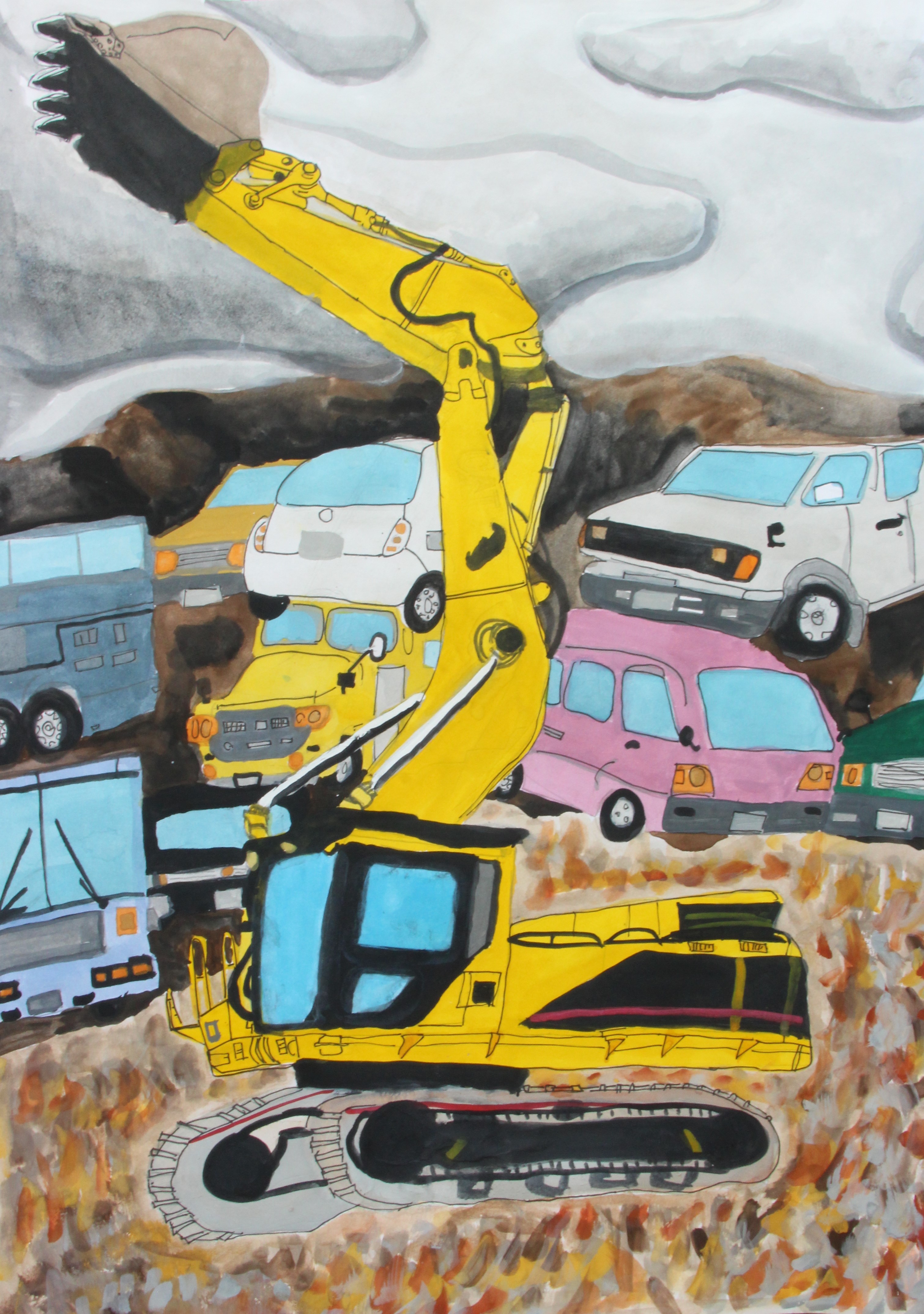 水彩画（中学1年）