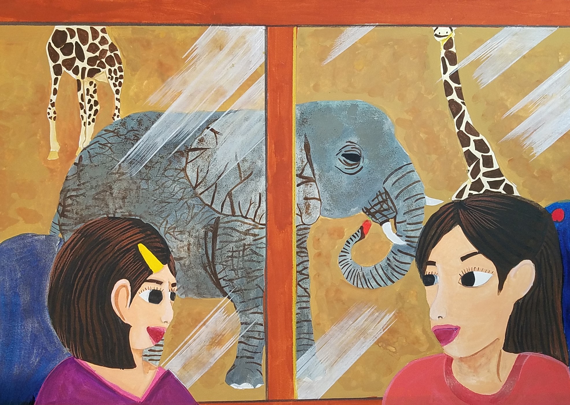 水彩画（小学５年）