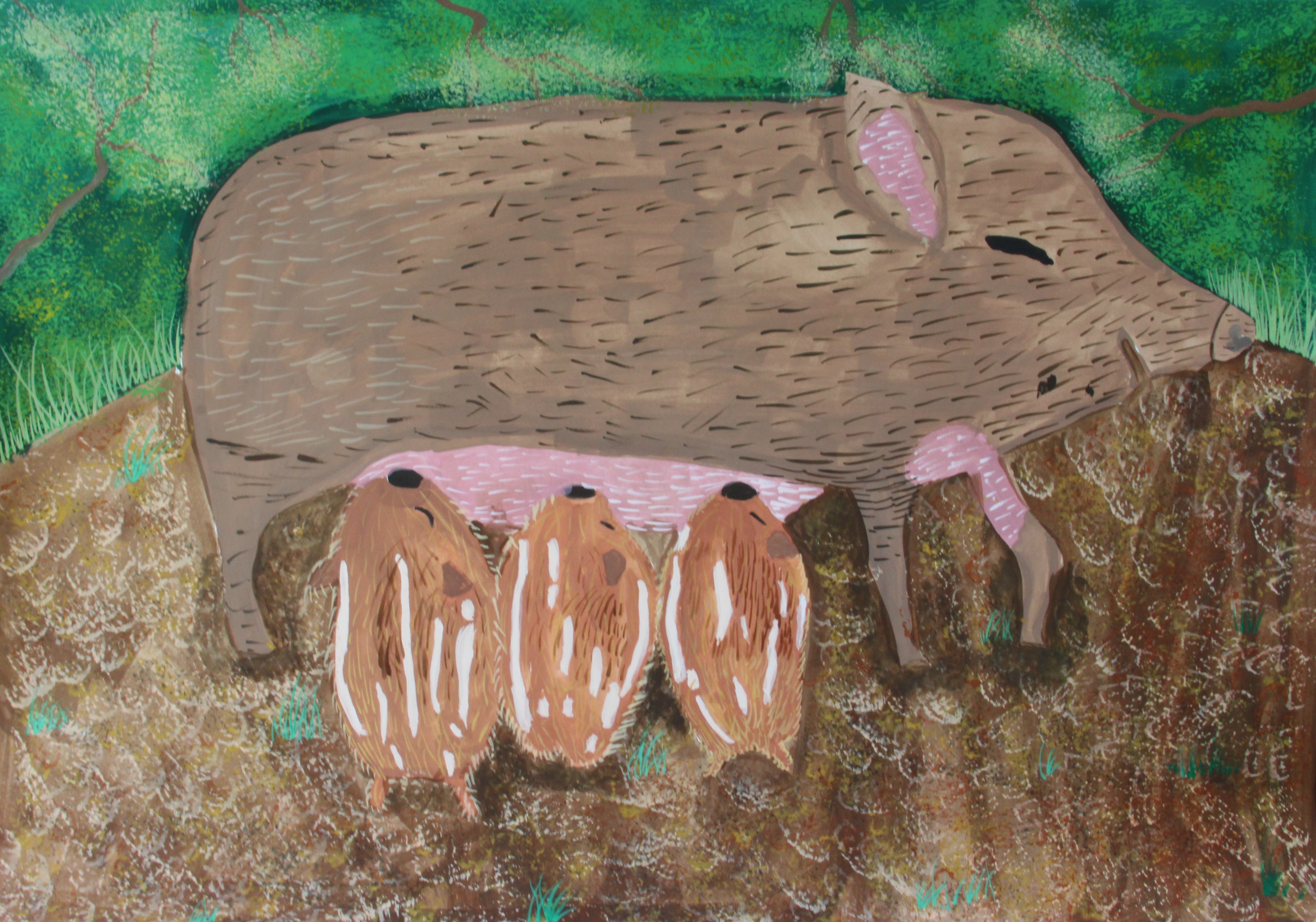 水彩画（４年生）